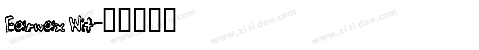 Earwax Wit字体转换